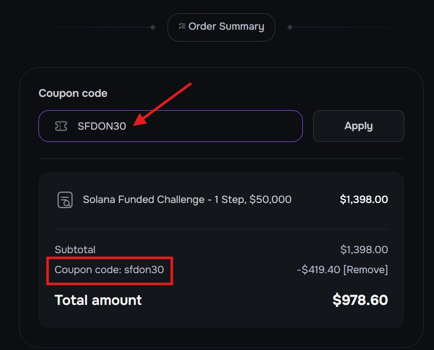 SFDON30 coupon applied